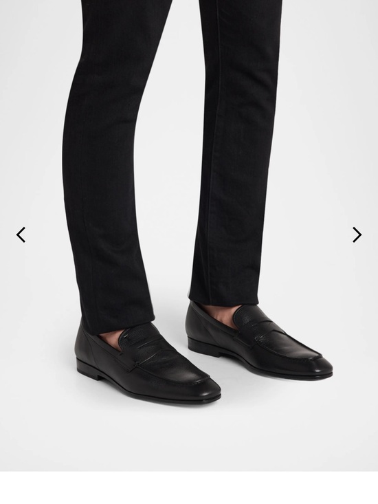 Tod\'s Black Pebbled Leather Penny Loafers for Men main image 5